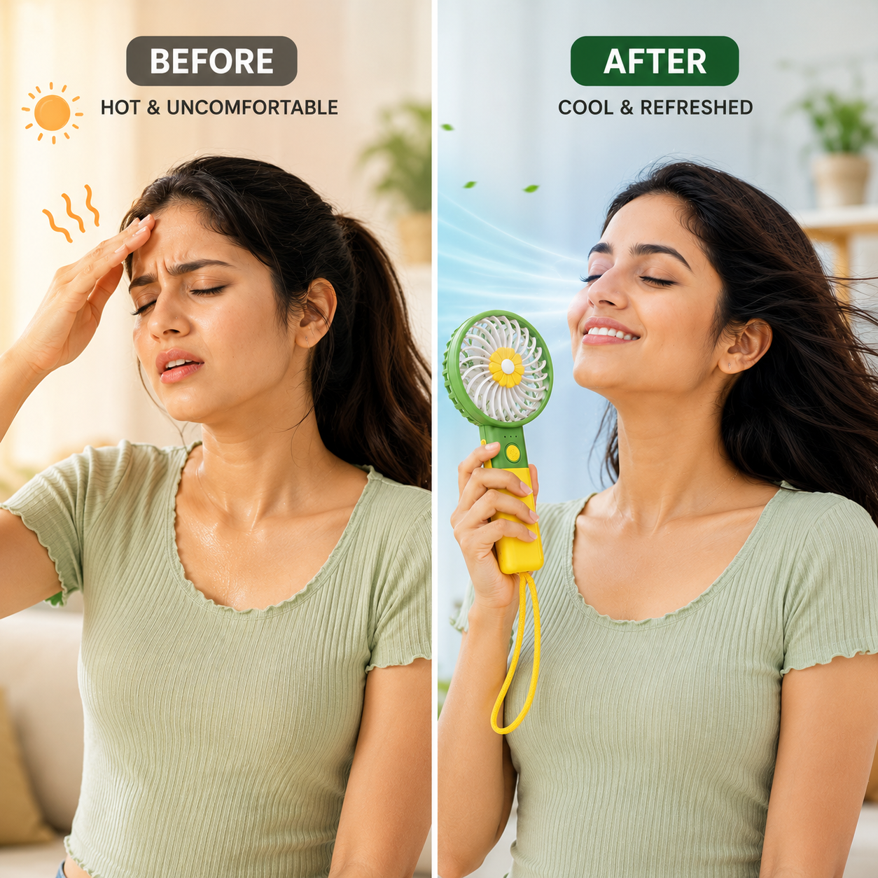 CoolBloom™ Portable Fan – Stay Cool Anywhere This Summer At 50% OFF
